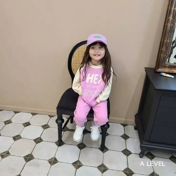 A Level - Korean Children Fashion - #discoveringself - Hey Top Bottom Set - 6