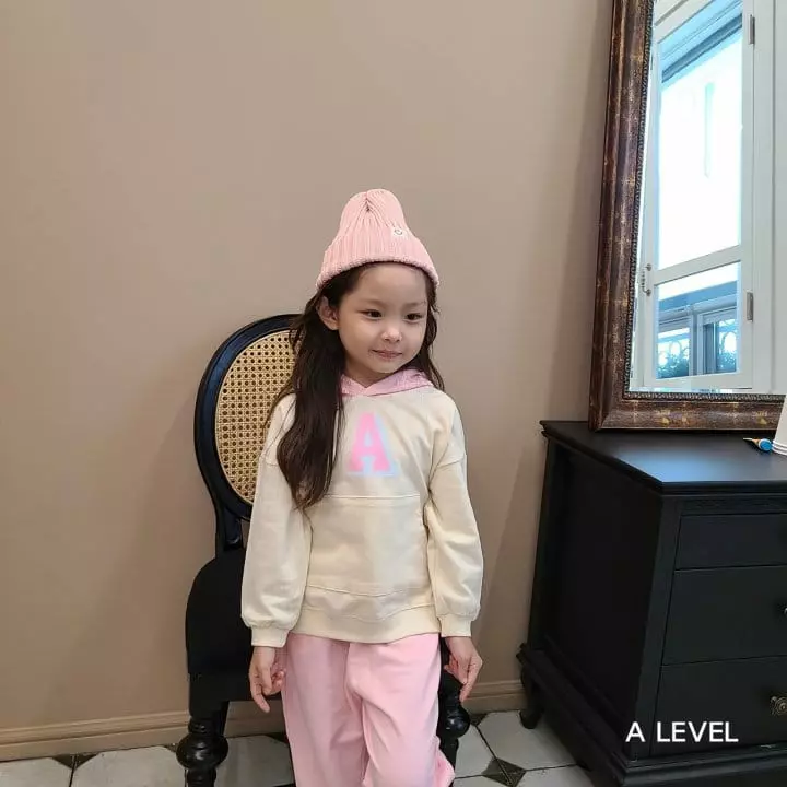 A Level - Korean Children Fashion - #fashionkids - A Hoody Top Bottom Set - 11