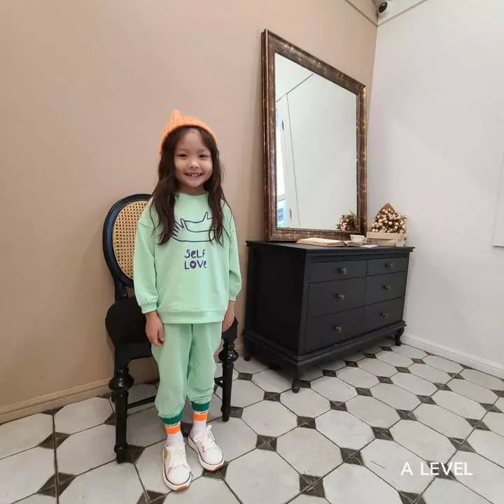 A Level - Korean Children Fashion - #fashionkids - Hug Top Bottom Set - 9
