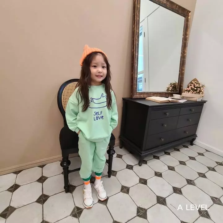 A Level - Korean Children Fashion - #kidsshorts - Hug Top Bottom Set - 10