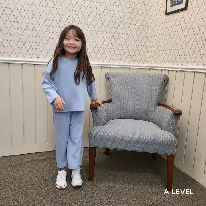 A Level - Korean Children Fashion - #kidsstore - Wide Knit Top Bottom Set - 8