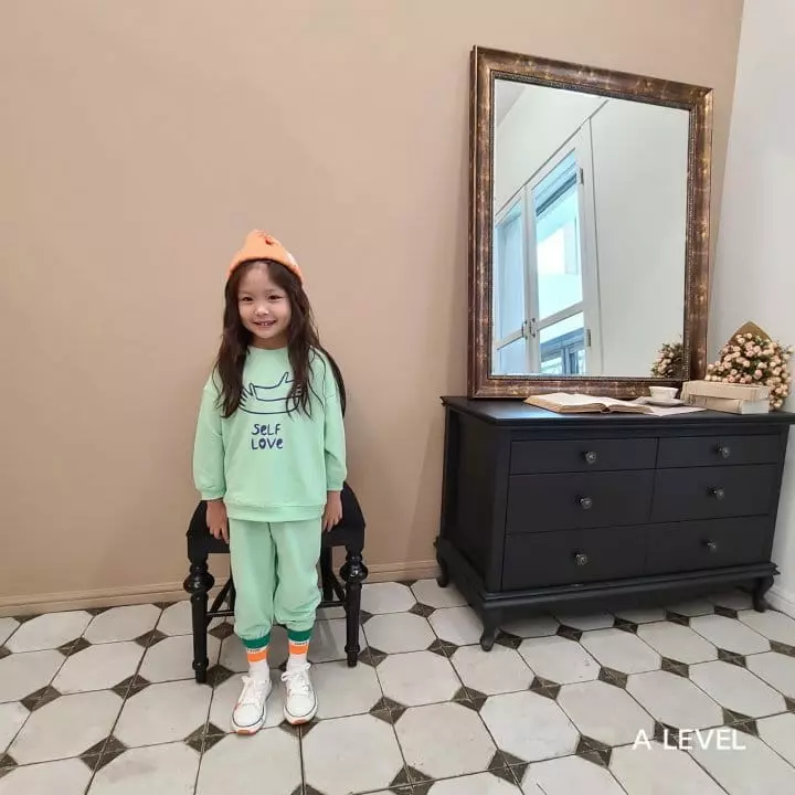 A Level - Korean Children Fashion - #kidzfashiontrend - Hug Top Bottom Set - 12