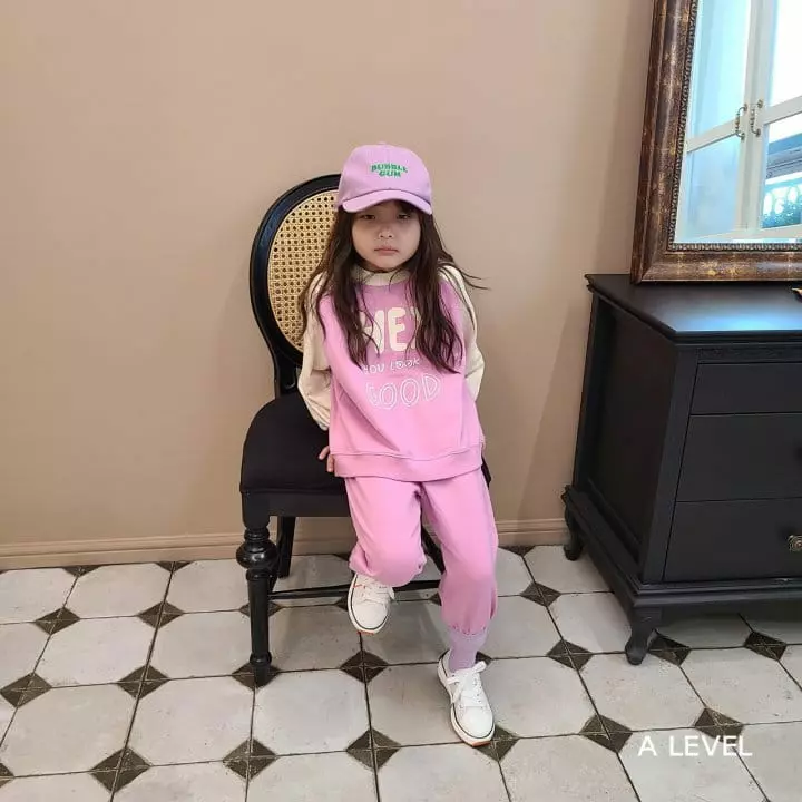 A Level - Korean Children Fashion - #kidzfashiontrend - Hey Top Bottom Set - 10