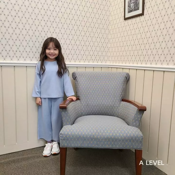 A Level - Korean Children Fashion - #kidzfashiontrend - Wide Knit Top Bottom Set - 9