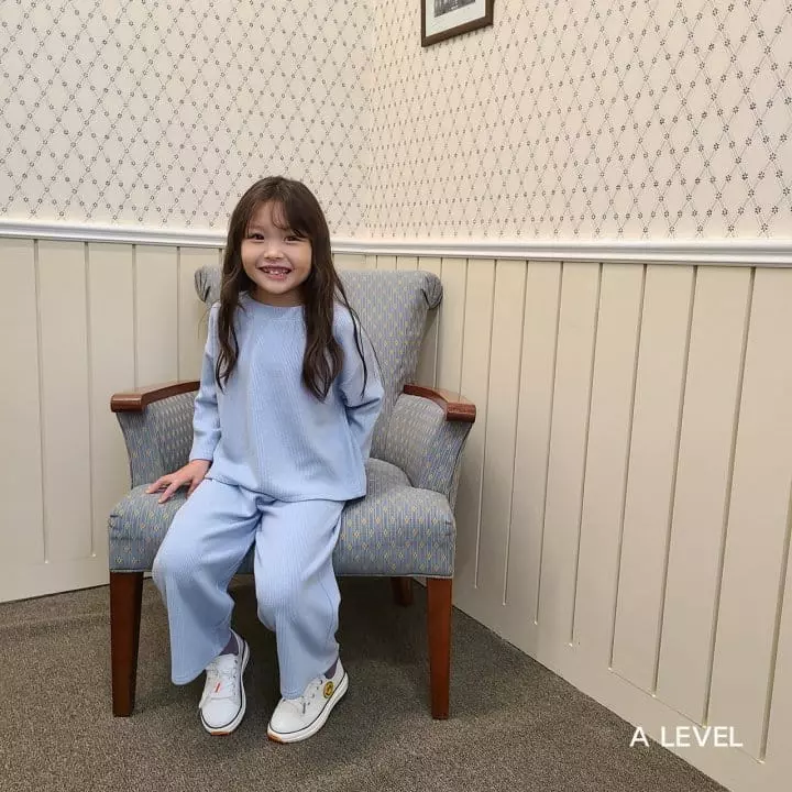 A Level - Korean Children Fashion - #littlefashionista - Wide Knit Top Bottom Set - 11