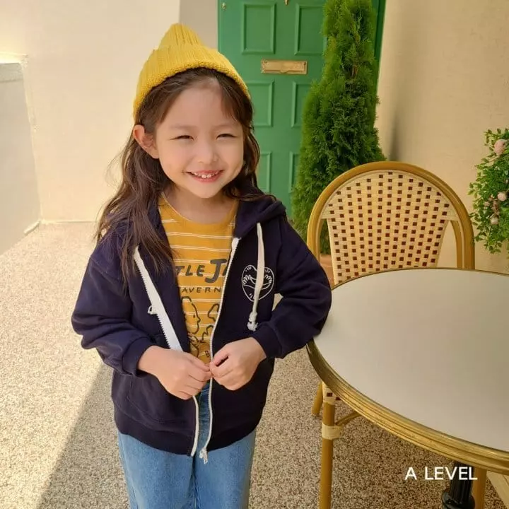 A Level - Korean Children Fashion - #littlefashionista - Love My Self Hoody Zip-up - 10