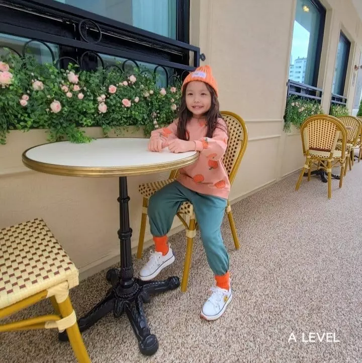 A Level - Korean Children Fashion - #magicofchildhood - Pumpkin Top Bottom Set - 3