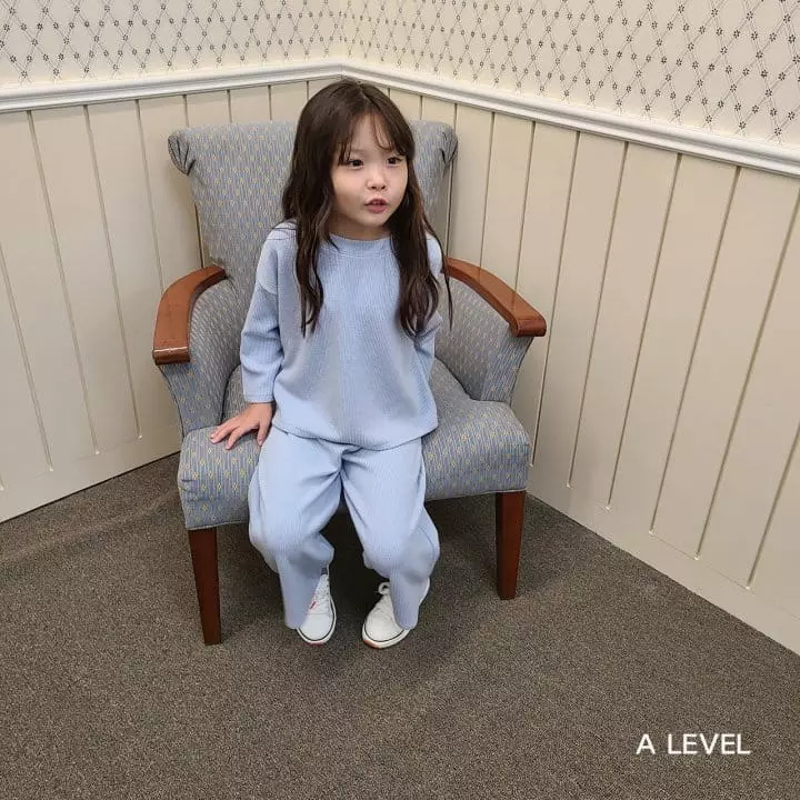 A Level - Korean Children Fashion - #magicofchildhood - Wide Knit Top Bottom Set - 12