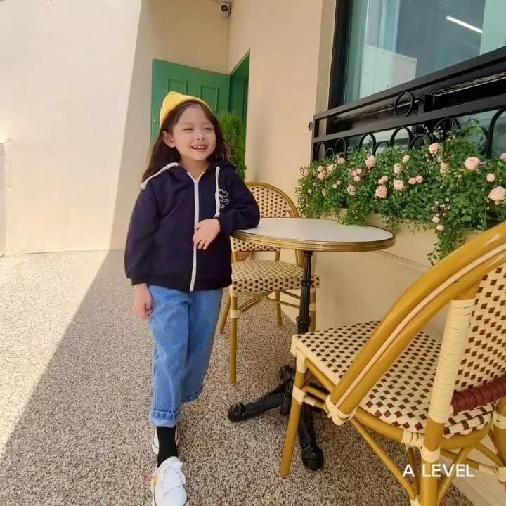 A Level - Korean Children Fashion - #magicofchildhood - Love My Self Hoody Zip-up - 11