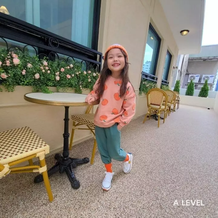 A Level - Korean Children Fashion - #magicofchildhood - Pumpkin Top Bottom Set - 4