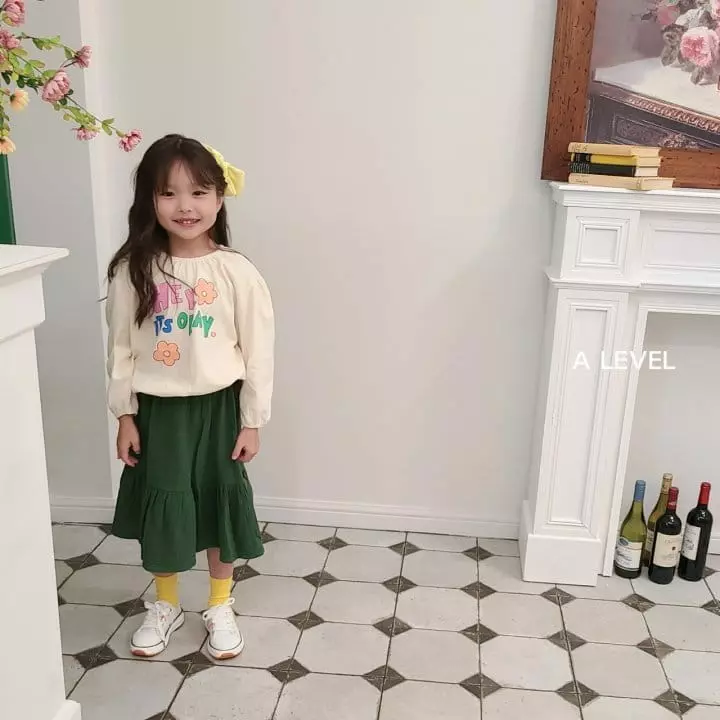 A Level - Korean Children Fashion - #minifashionista - Long Skirt - 8