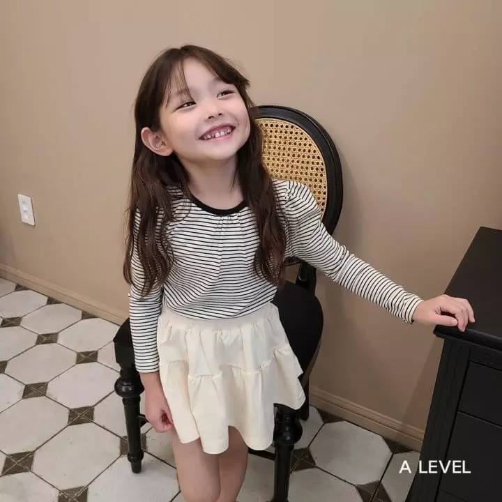 A Level - Korean Children Fashion - #minifashionista - Petit Shirring Tee - 4