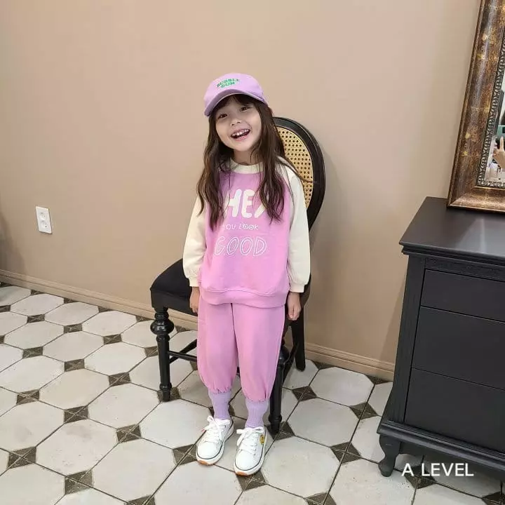 A Level - Korean Children Fashion - #stylishchildhood - Hey Top Bottom Set - 2