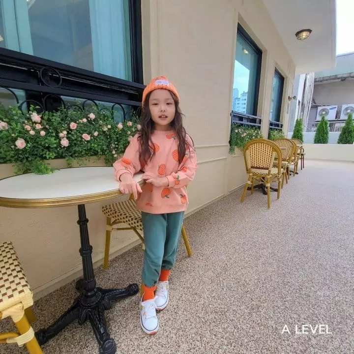A Level - Korean Children Fashion - #todddlerfashion - Pumpkin Top Bottom Set - 6
