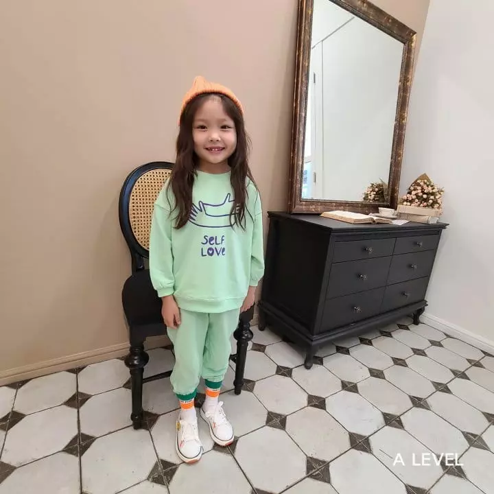 A Level - Korean Children Fashion - #todddlerfashion - Hug Top Bottom Set - 2