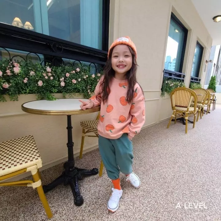 A Level - Korean Children Fashion - #toddlerclothing - Pumpkin Top Bottom Set - 7