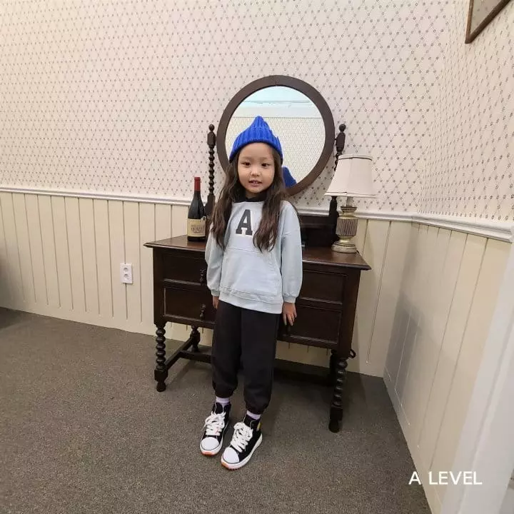 A Level - Korean Children Fashion - #toddlerclothing - A Hoody Top Bottom Set - 5