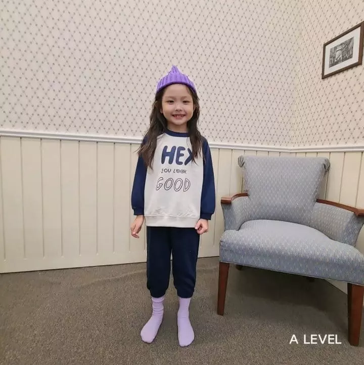 A Level - Korean Children Fashion - #toddlerclothing - Hey Top Bottom Set