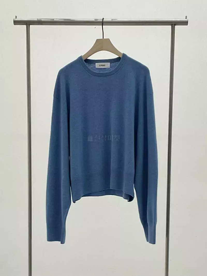A Point - Korean Women Fashion - #thelittlethings - Whole Gament Knit Tee - 4