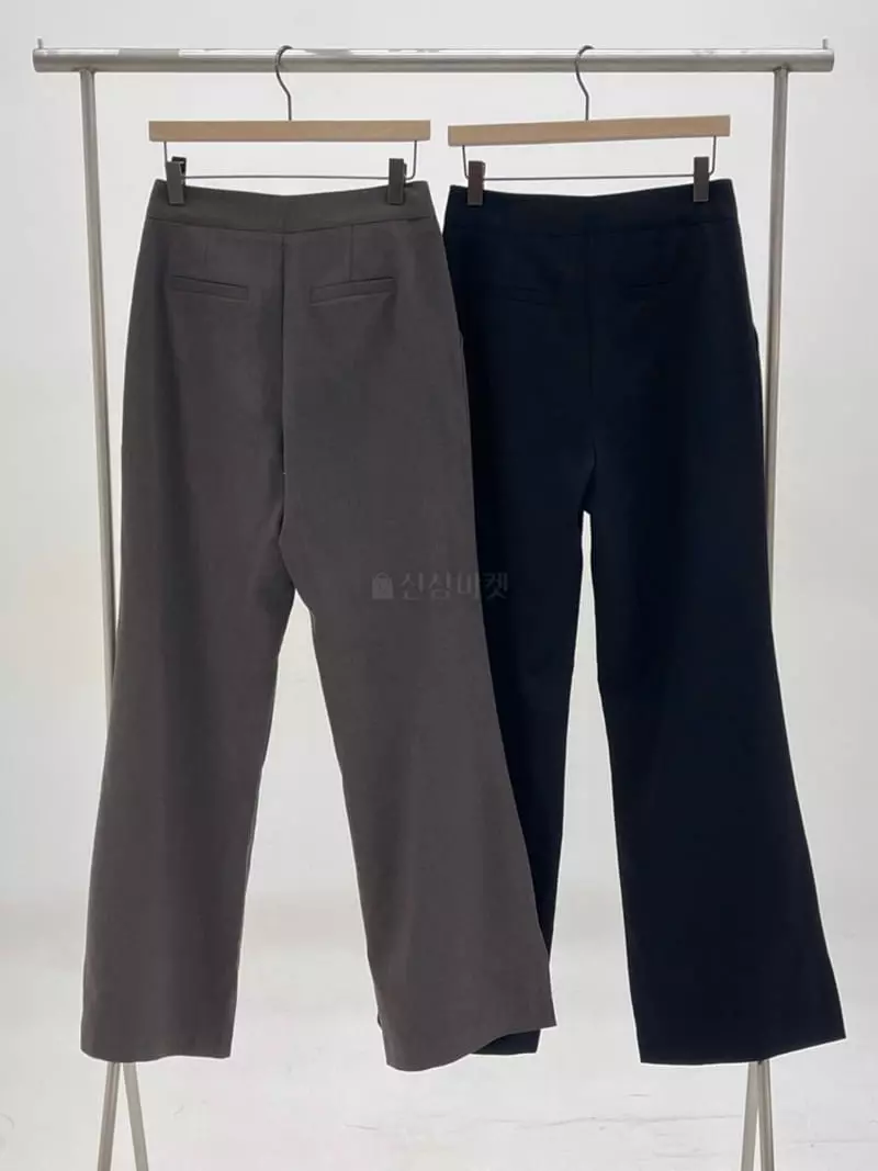 A Point - Korean Women Fashion - #momslook - Slit Pants - 3