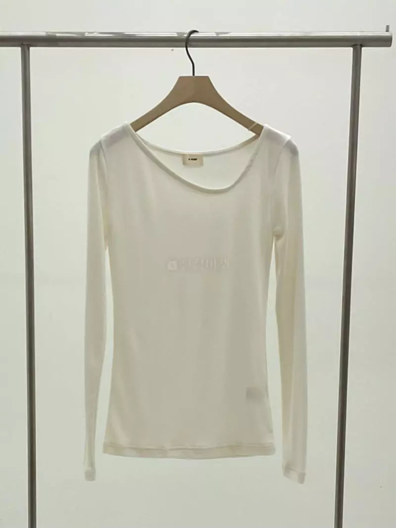 A Point - Korean Women Fashion - #momslook - Unbalance Tee