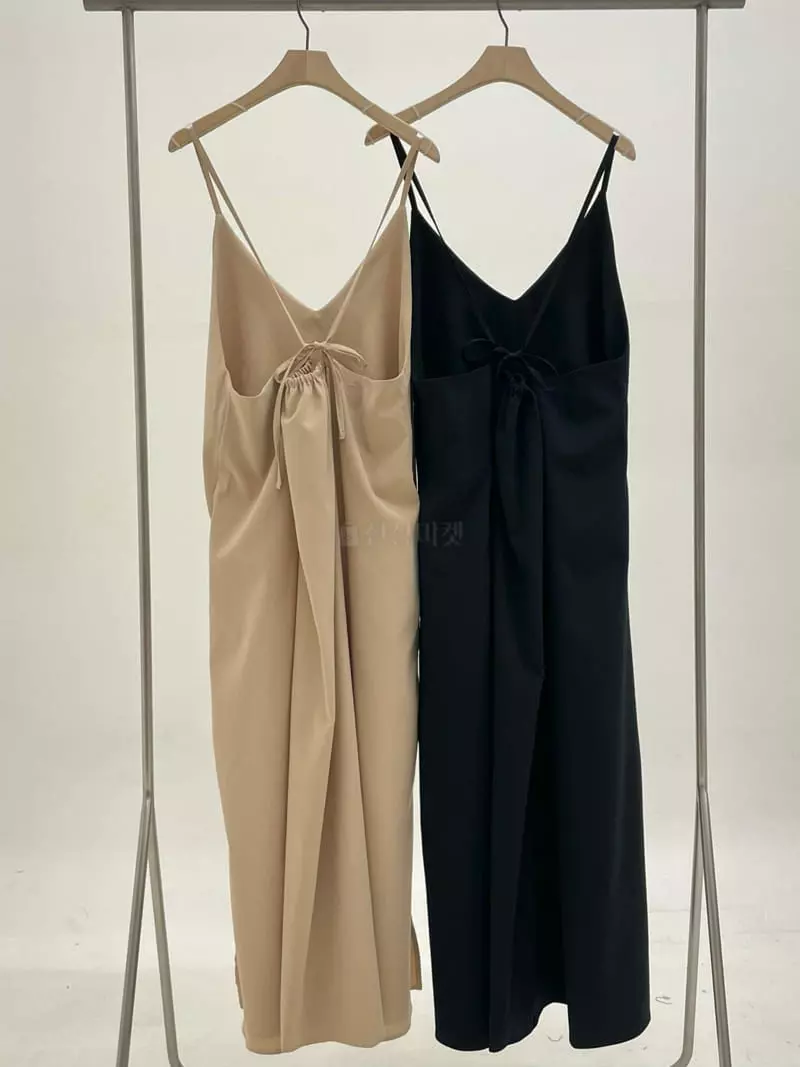 A Point - Korean Women Fashion - #momslook - V String One-piece - 3