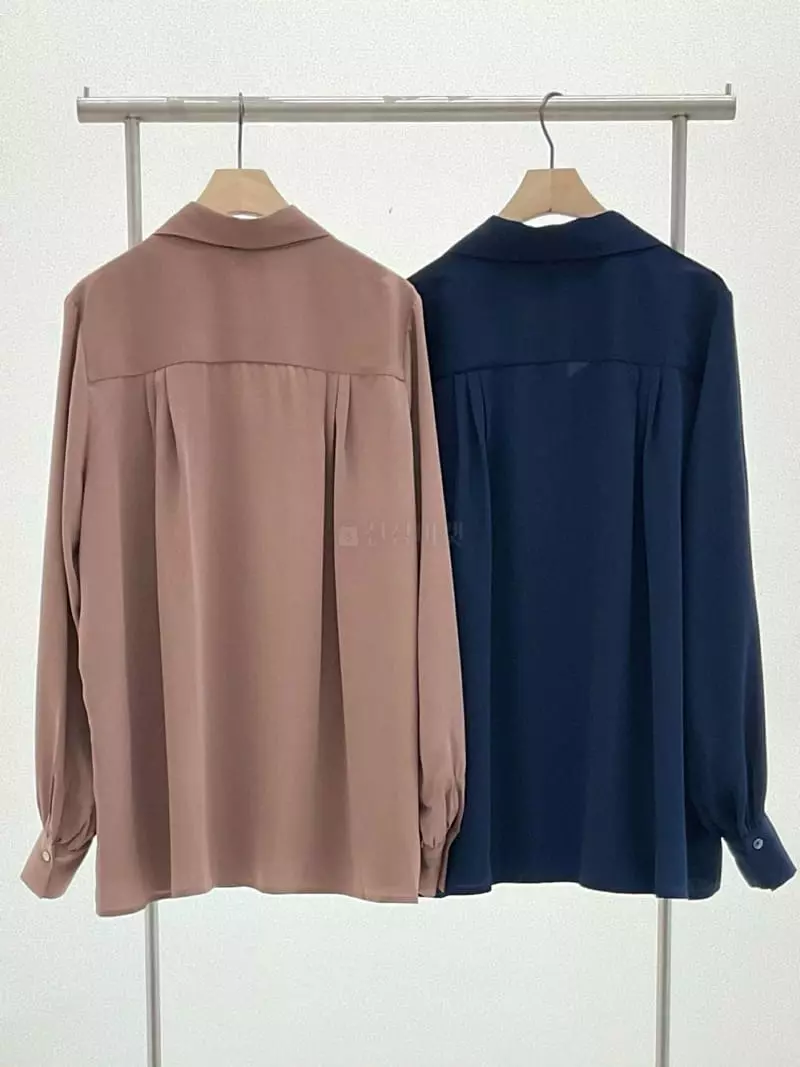 A Point - Korean Women Fashion - #momslook - Ribbon Blouse - 4