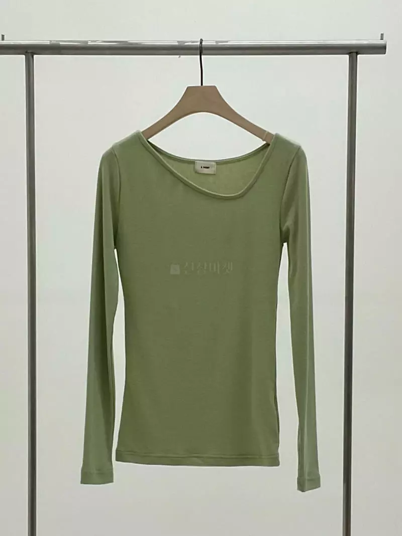 A Point - Korean Women Fashion - #womensfashion - Unbalance Tee - 2