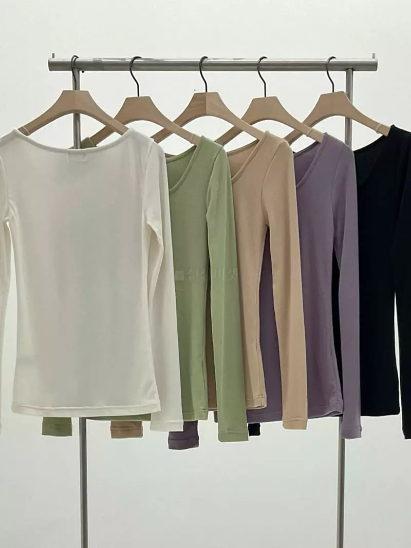 A Point - Korean Women Fashion - #womensfashion - Unbalance Tee - 6