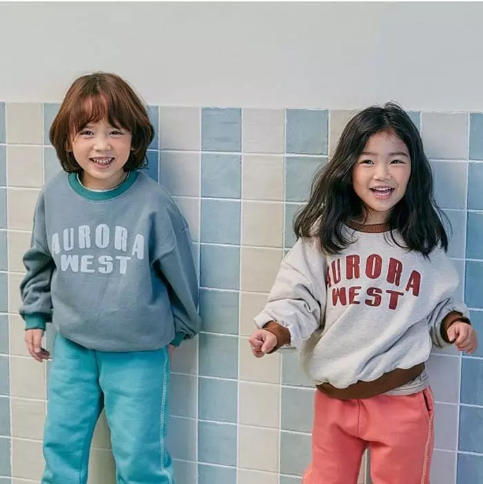 Acolor - Korean Children Fashion - #childrensboutique - Aurora Color Sweatshirt