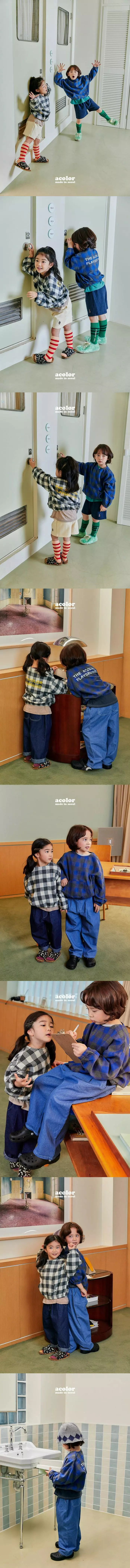 Acolor - Korean Children Fashion - #fashionkids - Check Anorak - 2