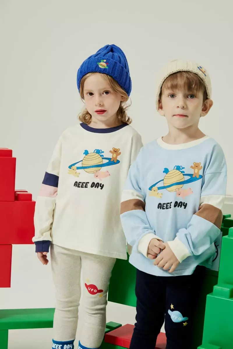 Aeeeday - Korean Children Fashion - #Kfashion4kids - Planet Tee - 3