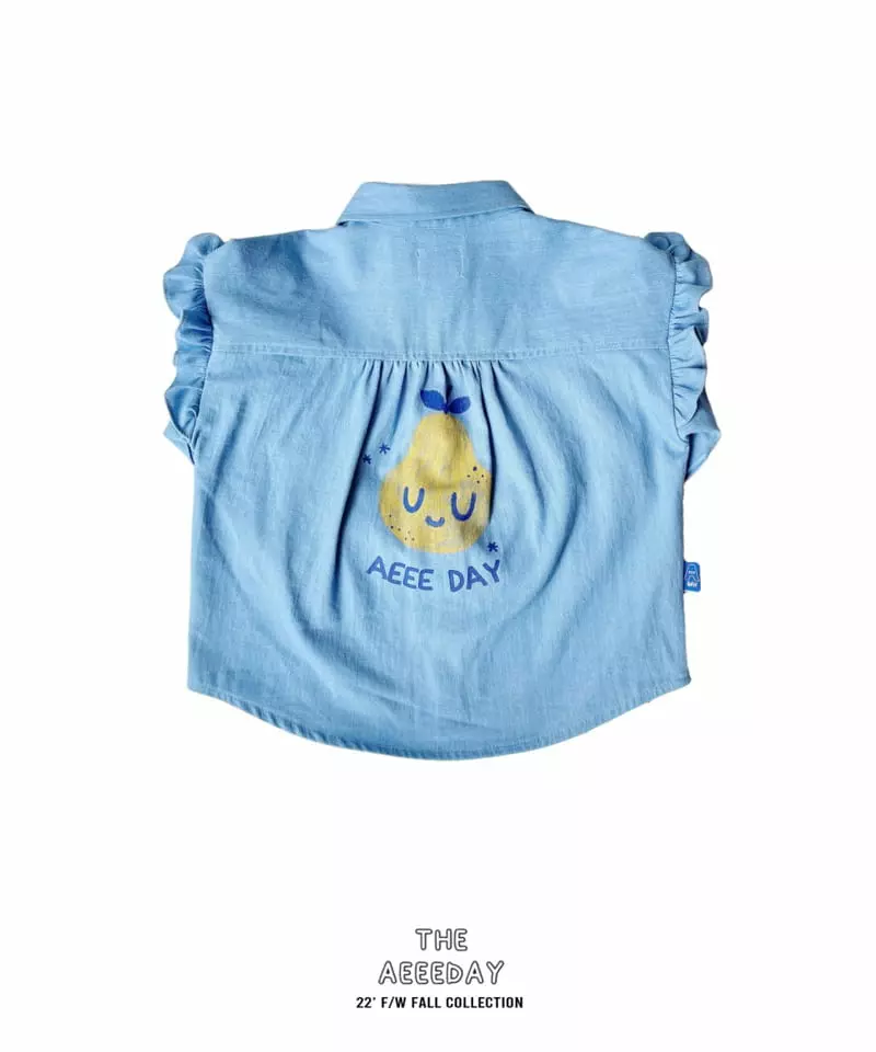 Aeeeday - Korean Children Fashion - #childrensboutique - Pair Denim Shirt - 10