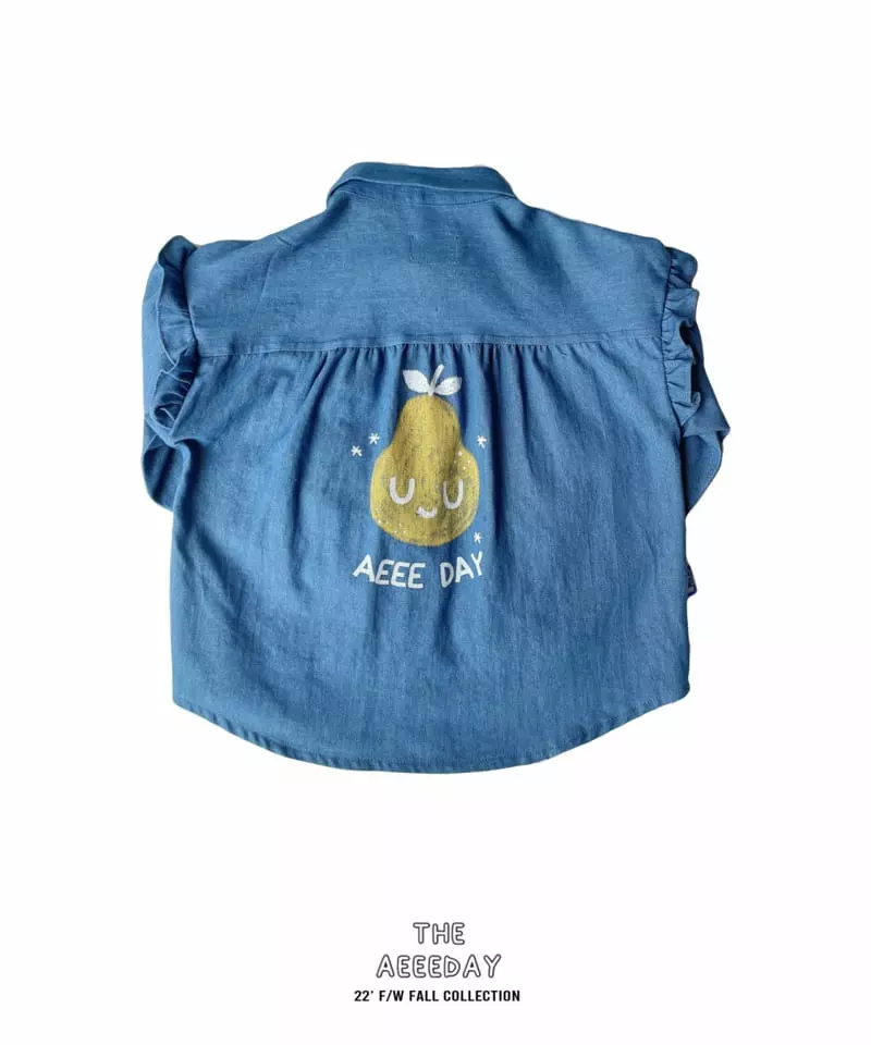 Aeeeday - Korean Children Fashion - #discoveringself - Pair Denim Shirt - 12