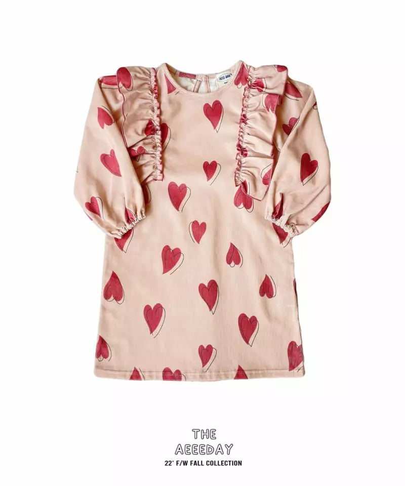 Aeeeday - Korean Children Fashion - #discoveringself - Hear One-piece - 8