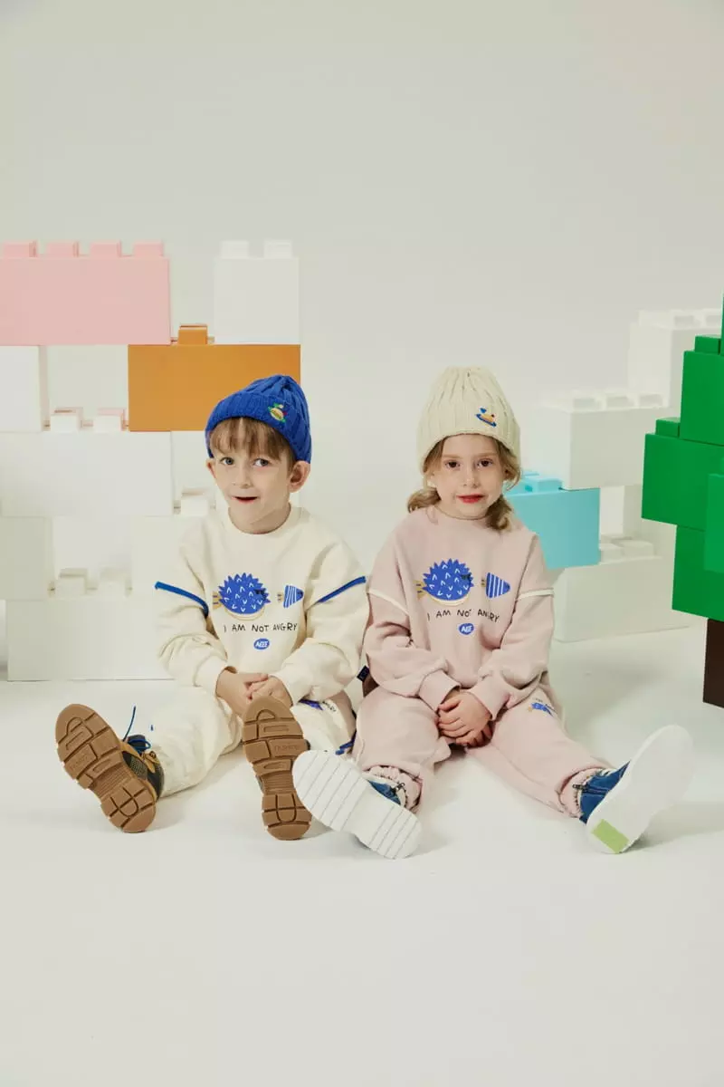 Aeeeday - Korean Children Fashion - #designkidswear - Line Color Top Bottom Set - 4