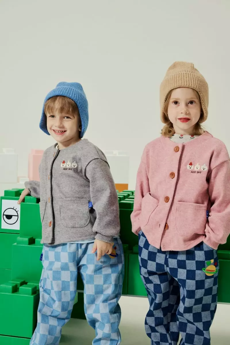 Aeeeday - Korean Children Fashion - #discoveringself - Bear Three Cardigan