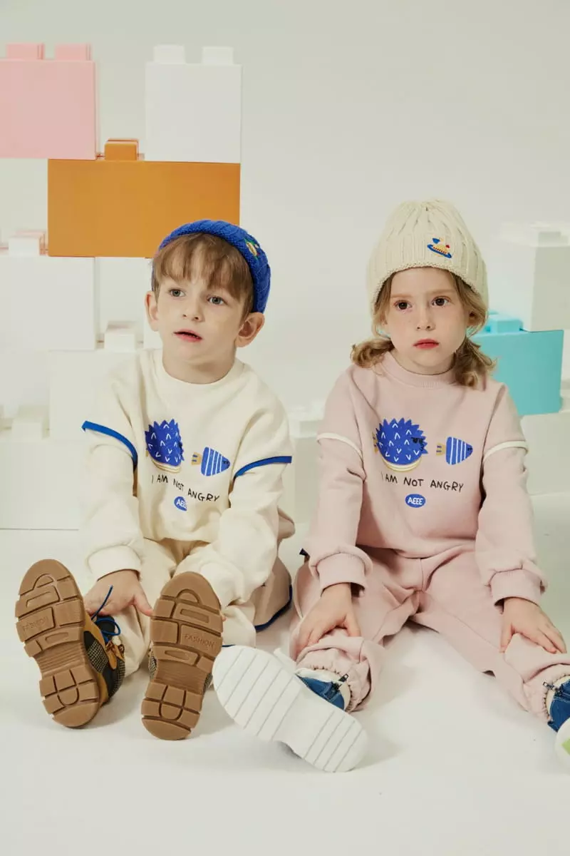 Aeeeday - Korean Children Fashion - #kidsshorts - Line Color Top Bottom Set - 6