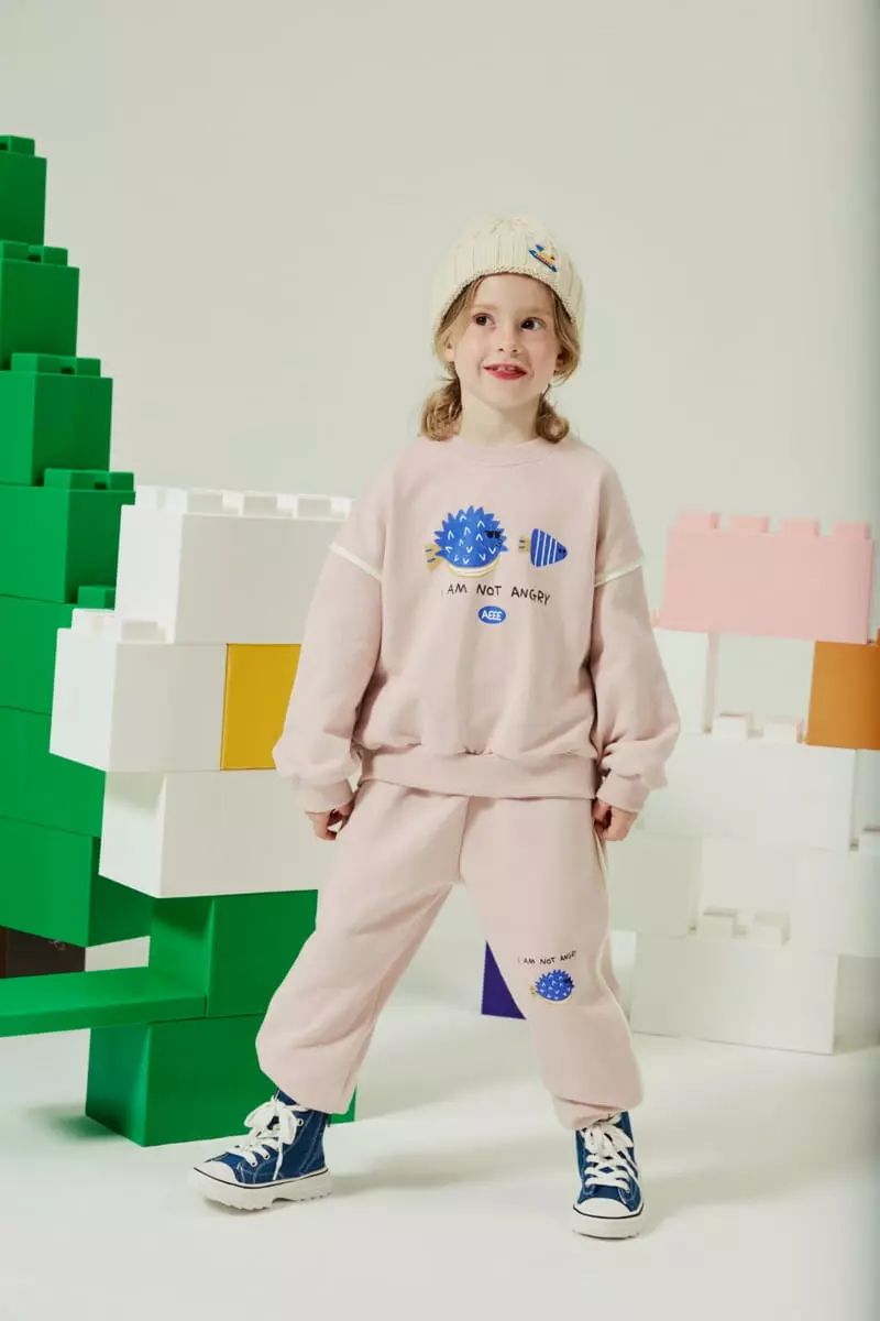 Aeeeday - Korean Children Fashion - #kidsstore - Line Color Top Bottom Set - 7