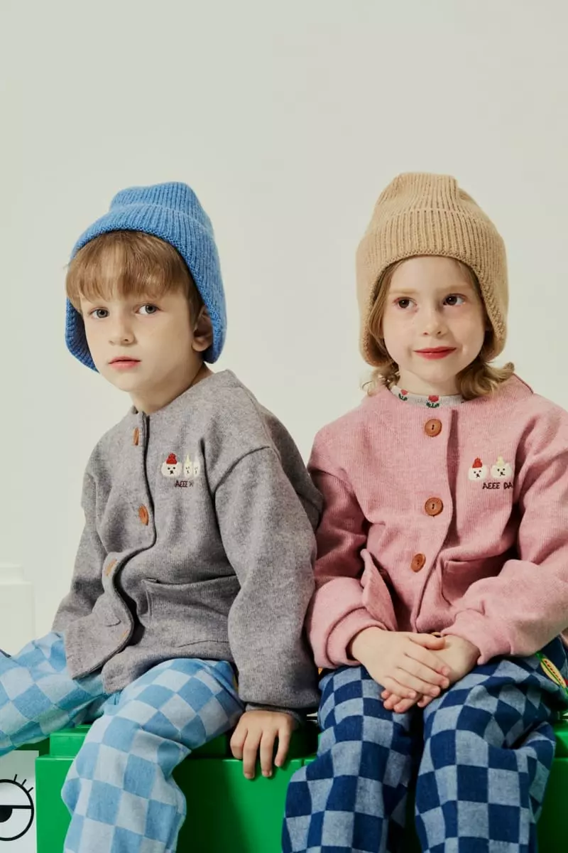 Aeeeday - Korean Children Fashion - #kidzfashiontrend - Bear Three Cardigan - 5