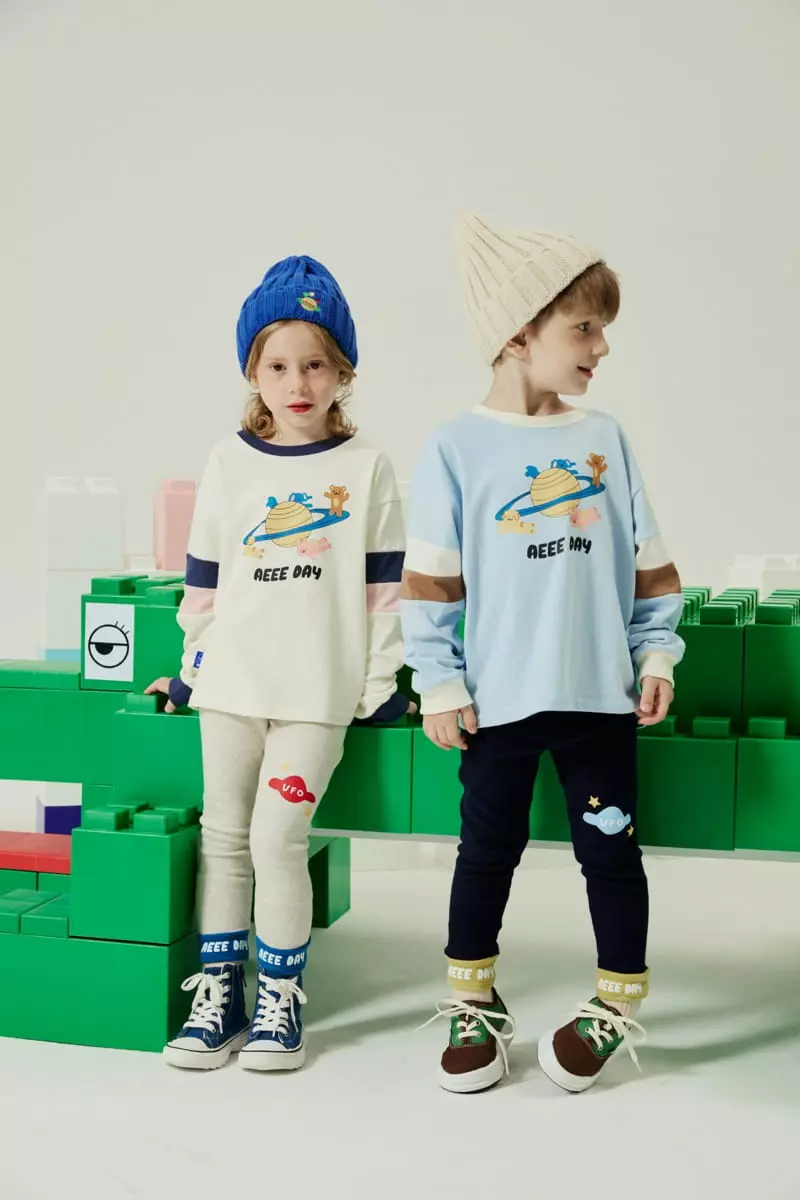 Aeeeday - Korean Children Fashion - #kidzfashiontrend - Planet Tee - 2