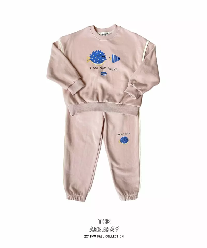 Aeeeday - Korean Children Fashion - #littlefashionista - Line Color Top Bottom Set - 10