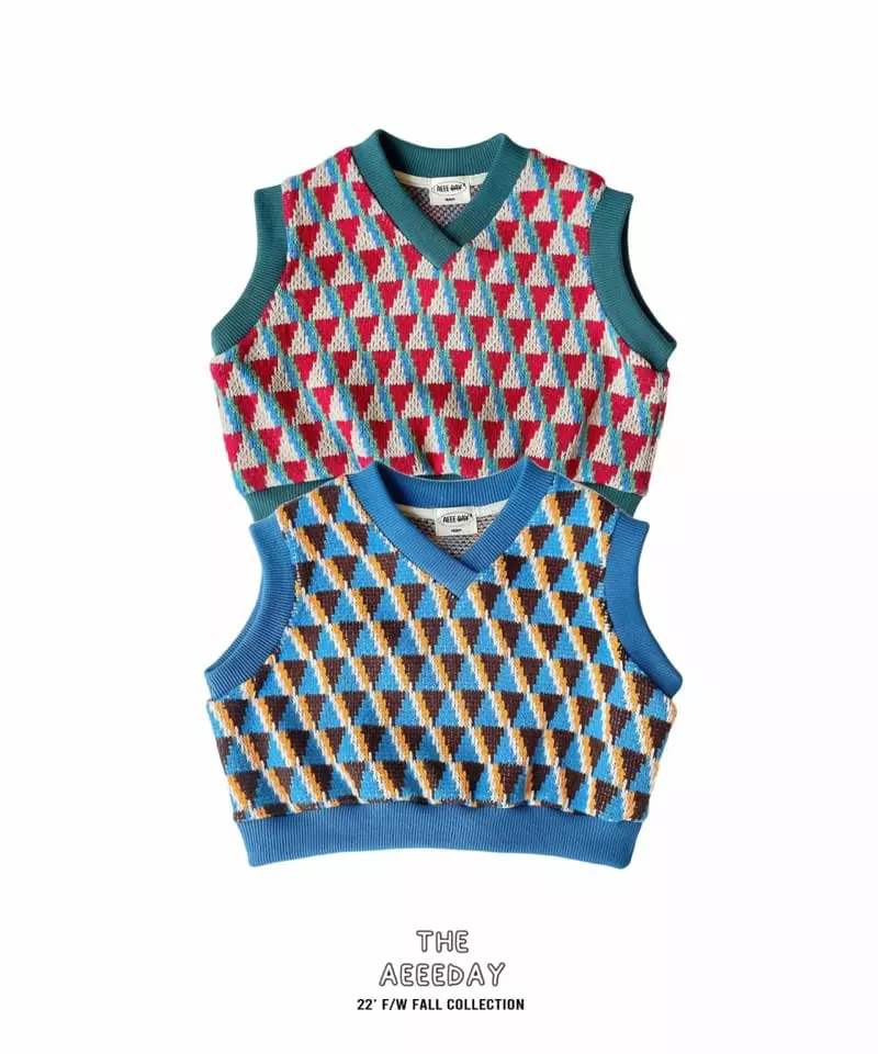 Aeeeday - Korean Children Fashion - #minifashionista - Triangle Vest - 7