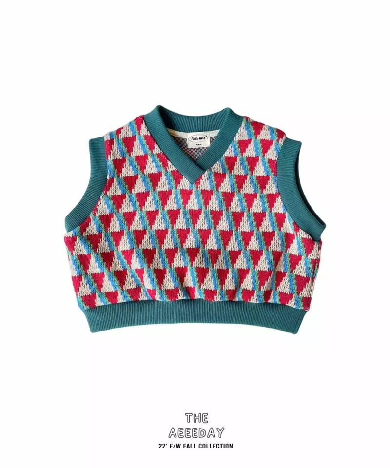 Aeeeday - Korean Children Fashion - #todddlerfashion - Triangle Vest - 9