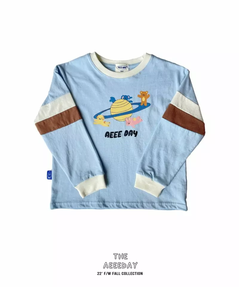 Aeeeday - Korean Children Fashion - #todddlerfashion - Planet Tee - 8