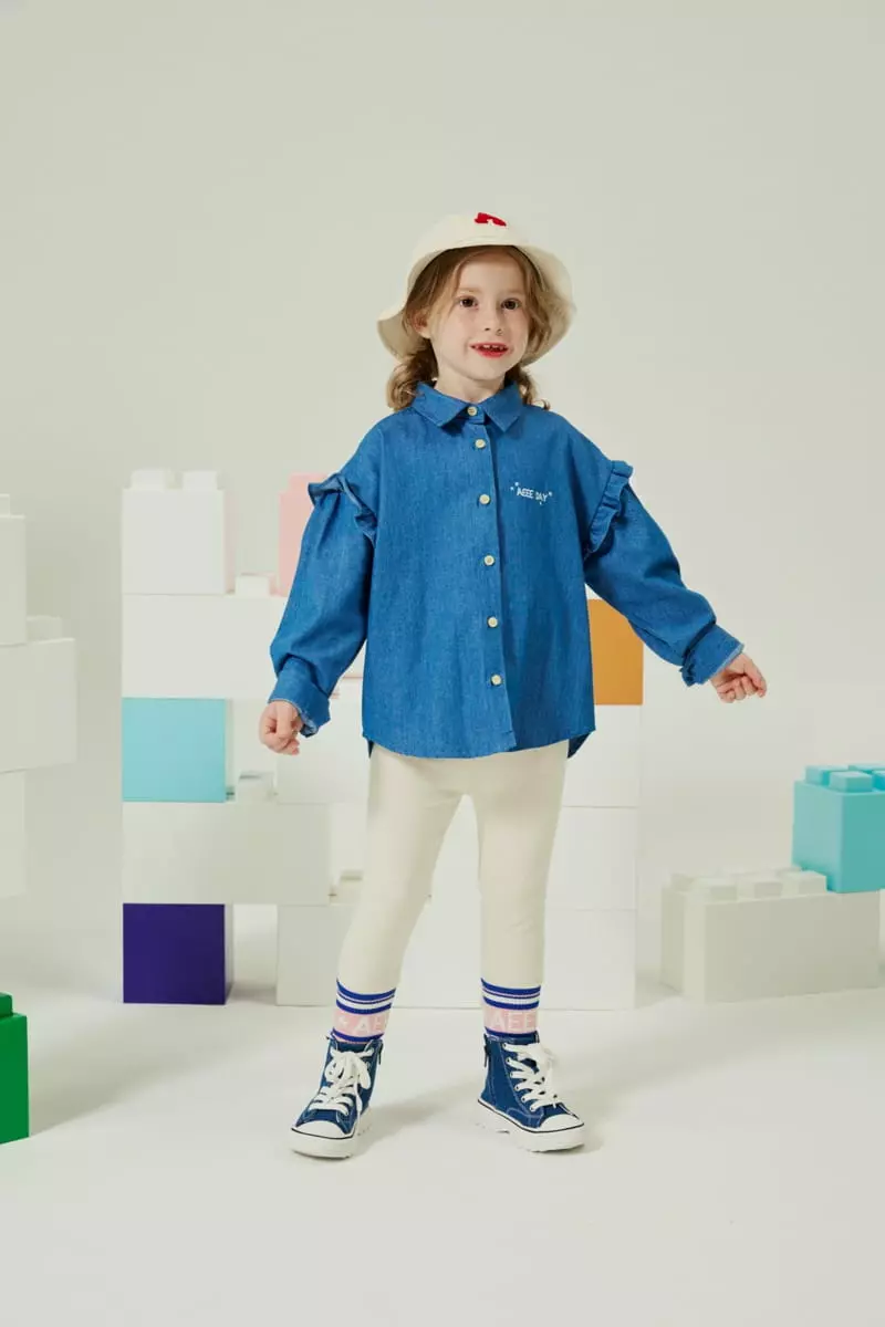 Aeeeday - Korean Children Fashion - #toddlerclothing - Pair Denim Shirt - 7