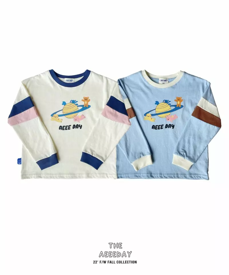 Aeeeday - Korean Children Fashion - #toddlerclothing - Planet Tee - 9