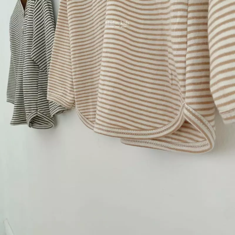 Aladin - Korean Children Fashion - #childofig - V Button Tee - 7