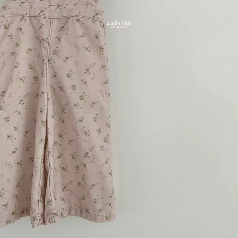Aladin - Korean Children Fashion - #childofig - Flower Frill Overalls - 3