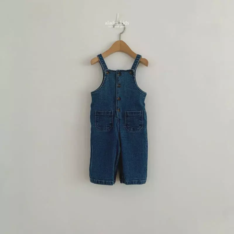 Aladin - Korean Children Fashion - #childrensboutique - Us Denim Overalls